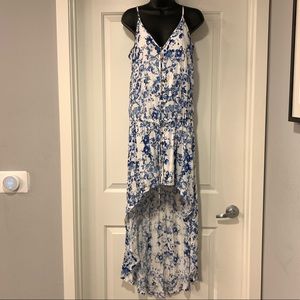 High low floral dress